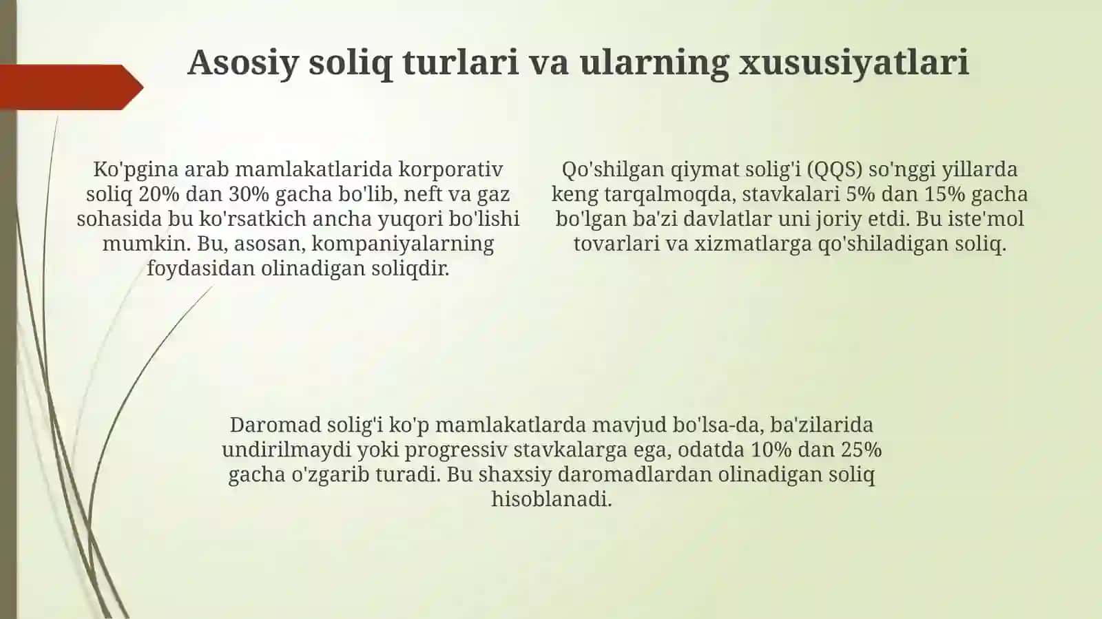 Arabdavlatlarida soliq tizimi 4