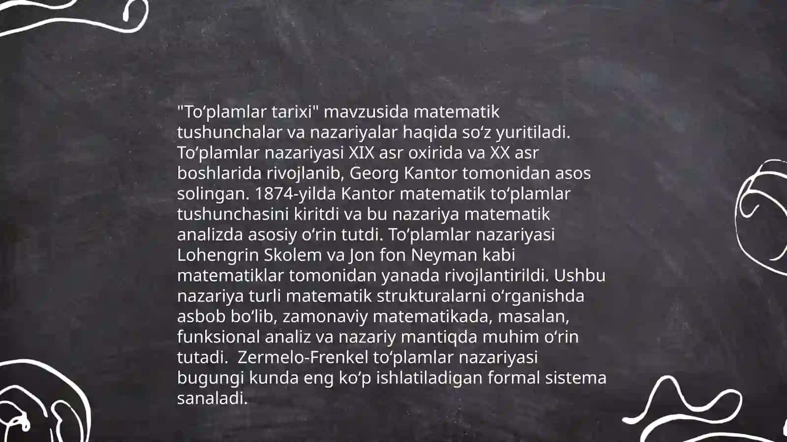 To'plam tushunchasi va ular ustida amallar 4