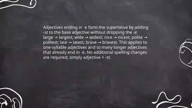 Superlative adjective 4