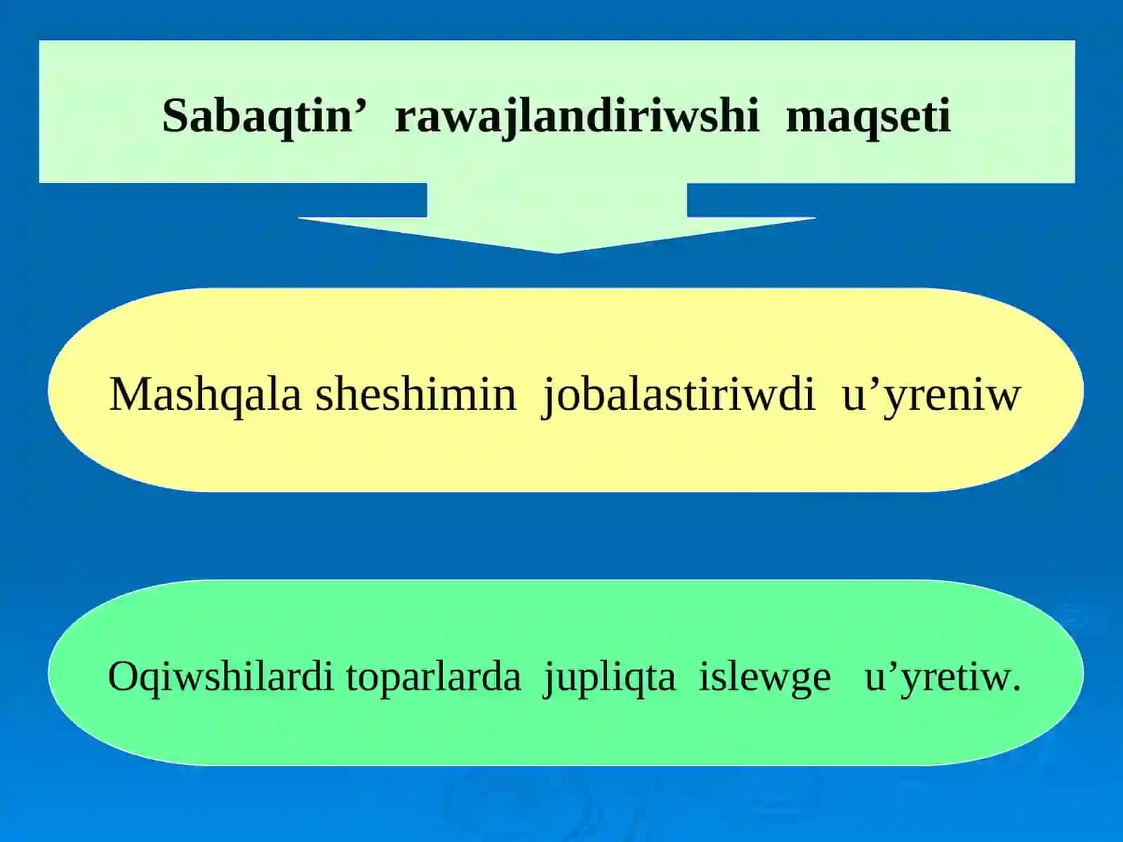 Qatti denelerdin’ tig’izlig’in aniqlaw 4