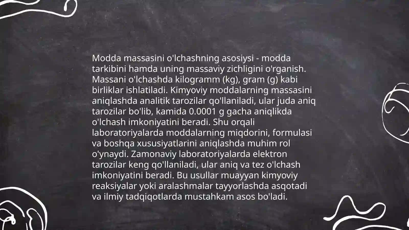Eritmadagi erigan moddaning massa ulushini aniqlash.Foizli konsentratsiyaga doir hisoblash 4