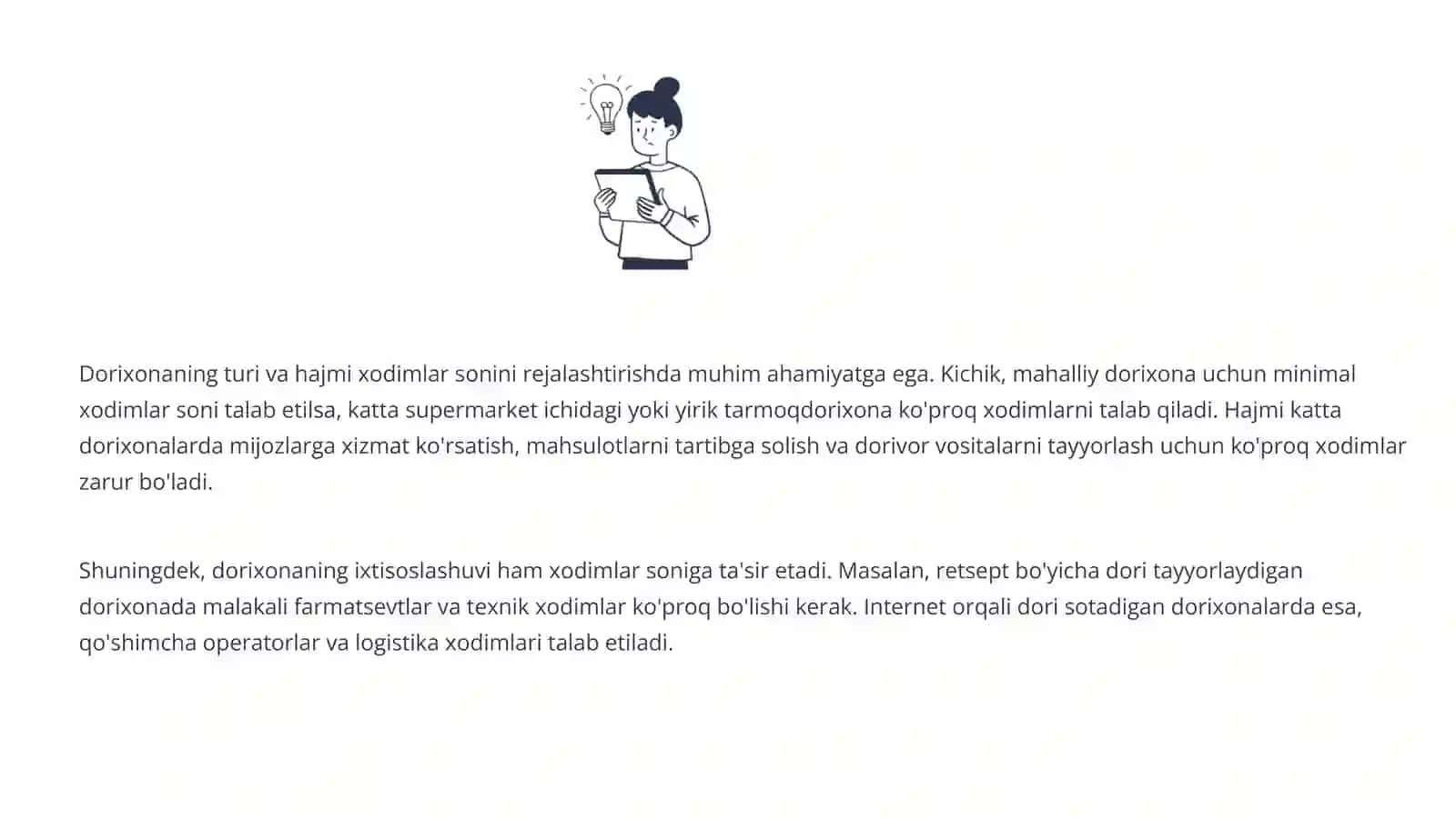 Dorixonalarda xodimlar soni va ish haqqini rejalashtirish 4