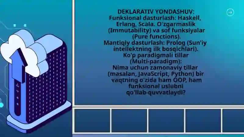 DASTURLASH TILLARI VA ULARNING TURLARI 4