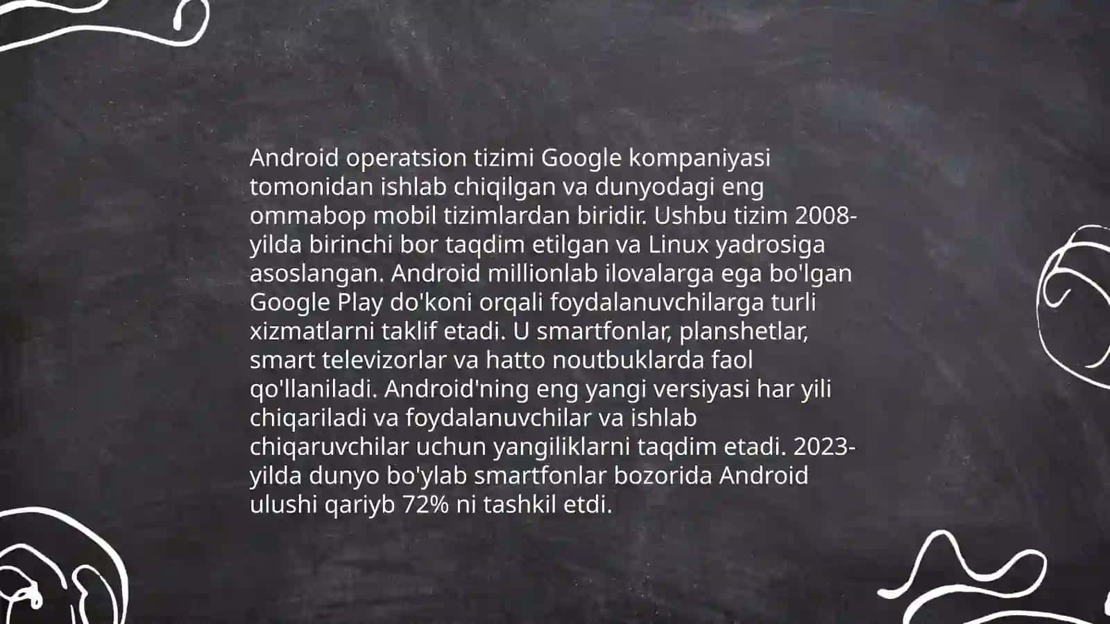 Mobil operatsion tizimlar 4