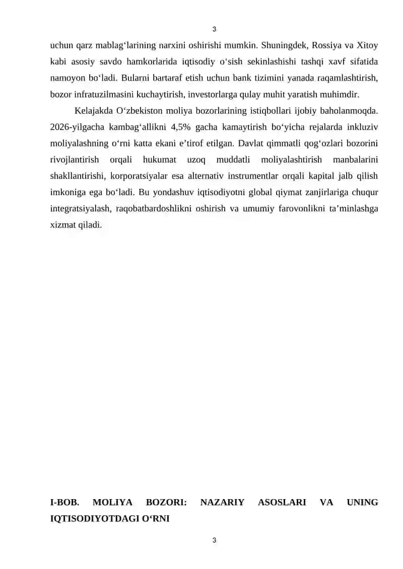 Moliya Bozorini Rivojlantirishning Davlat va Korporativ Moliyaviy Munosabatlarga Ta'siri 4