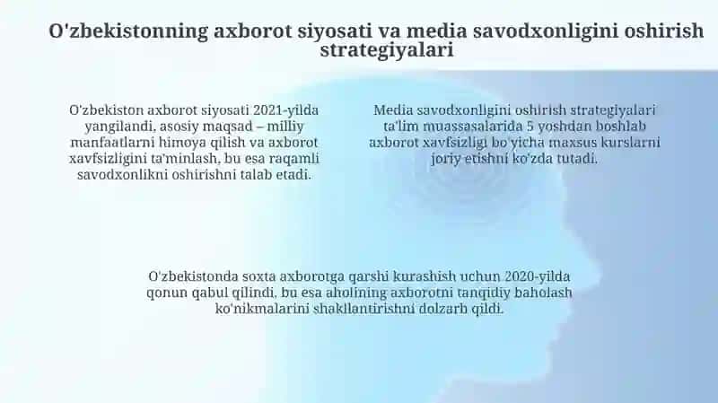 O'zbekistonda media savodxonligi va axborot madaniyatining ahamiyati 4