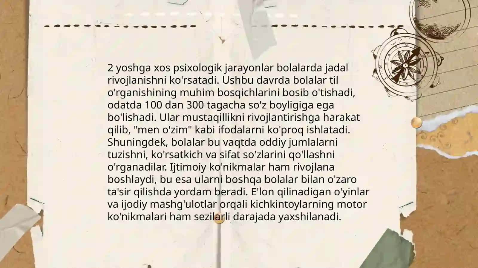 Ilk oʻspirinlik davrida psixologik jarayonlarning shakllanish xususiyatlari 4