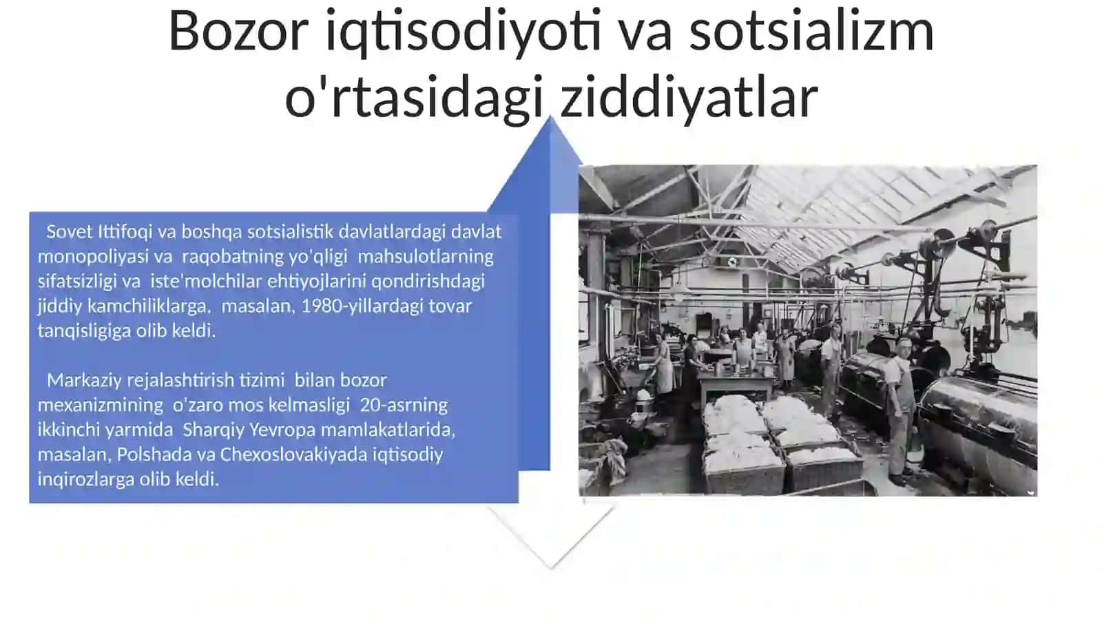 Bozor iqtisodiyotiga muholifsotsialistik yoʻnalish mohiyati va uning tarixiy taqdiri 4