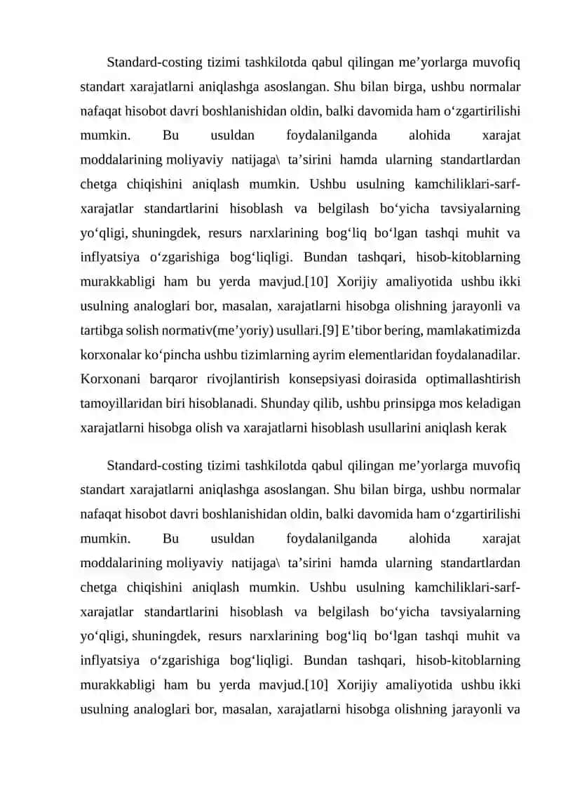 Xarajatlarni Hisobga Olish Tizimi 4