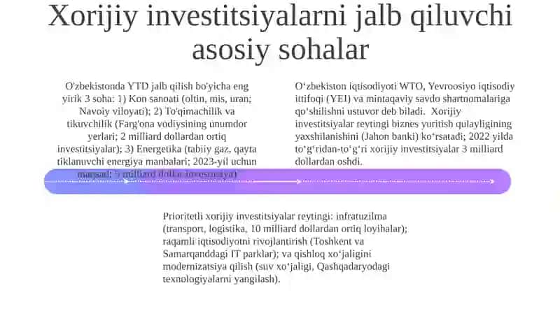 O'zbekistonning investitsiya muhiti va imtiyozlari 4