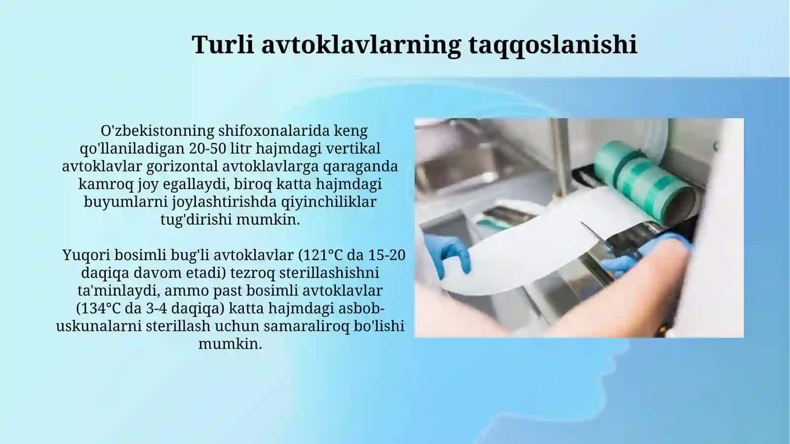 Avtoklav turlari, tuzilishi va uniishlatishmexanizimlari 4
