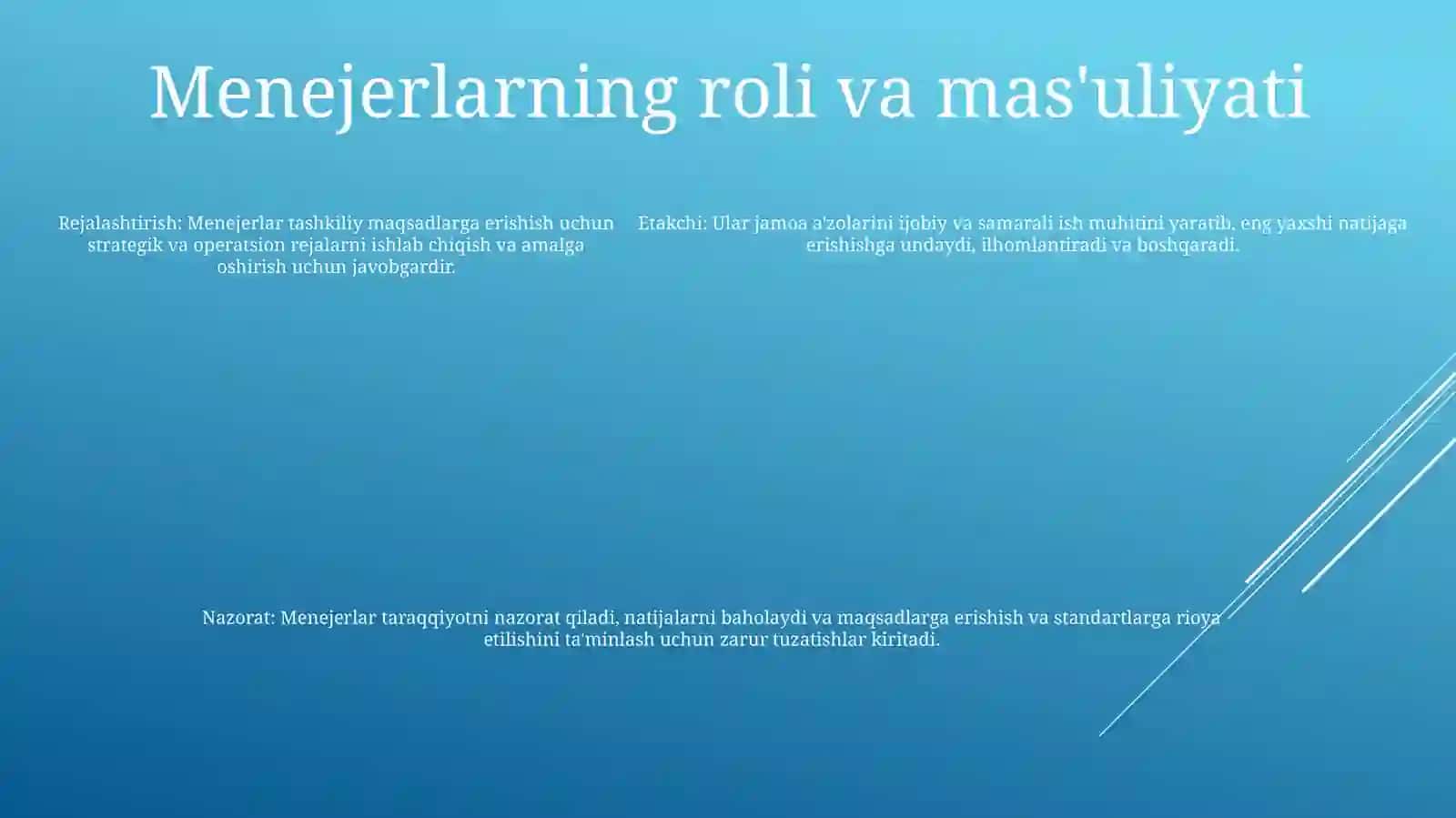 Mehnat Jamoalarida Menejerlar Faoliyatini Tashkil Etish 4