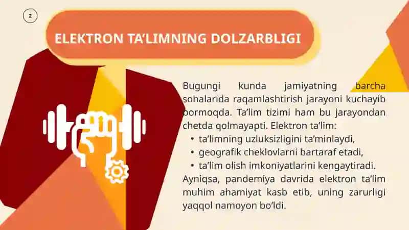 Elektron ta’lim rivojining yetakchyi tendensiyalari 4