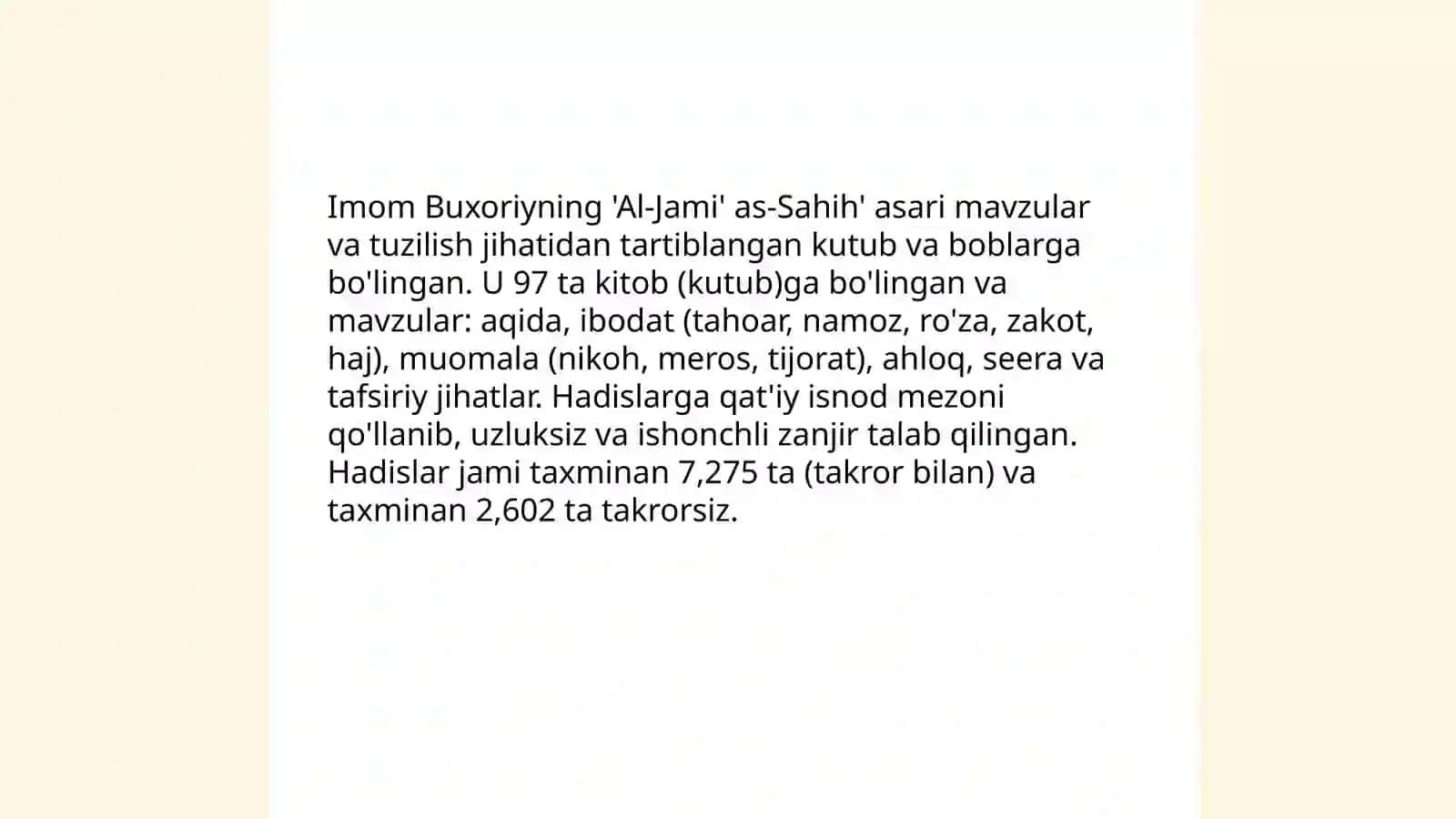 Imom Buxoriy ilmiy faoliyati va merosi 4