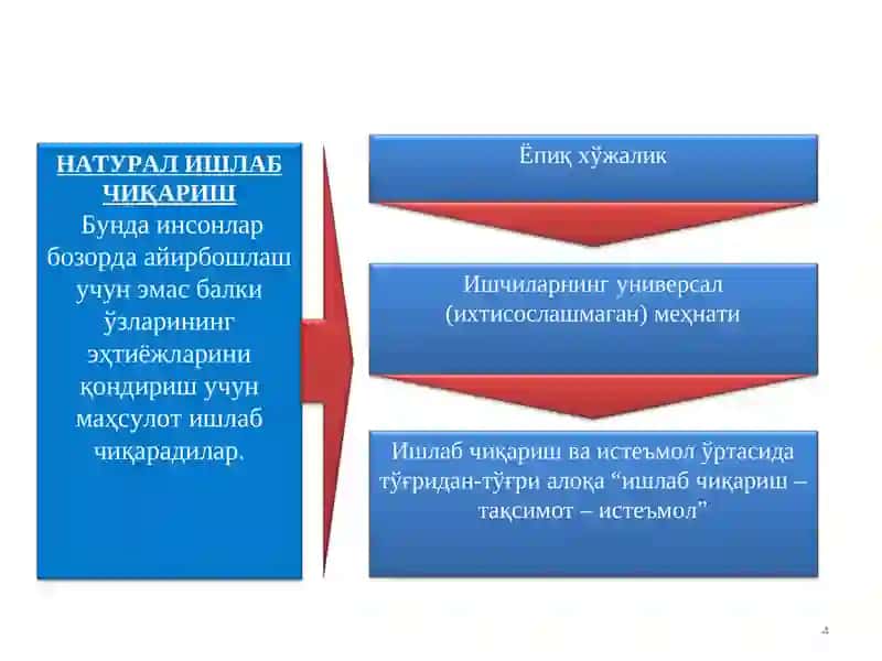 Натурал ишлаб чиқариш 4