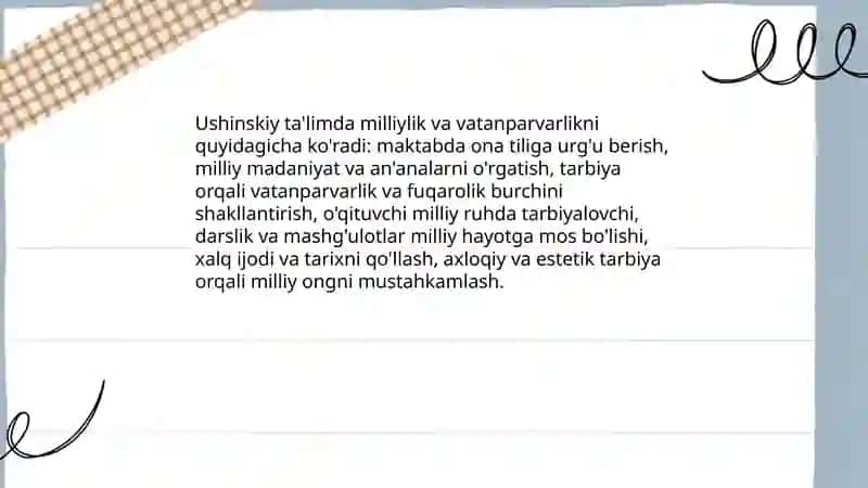 K. D. Ushinskiyning pedagogik qarashlari 4