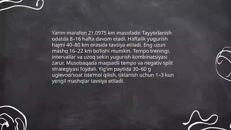 Uzoq masofaga yugurish turlari 4