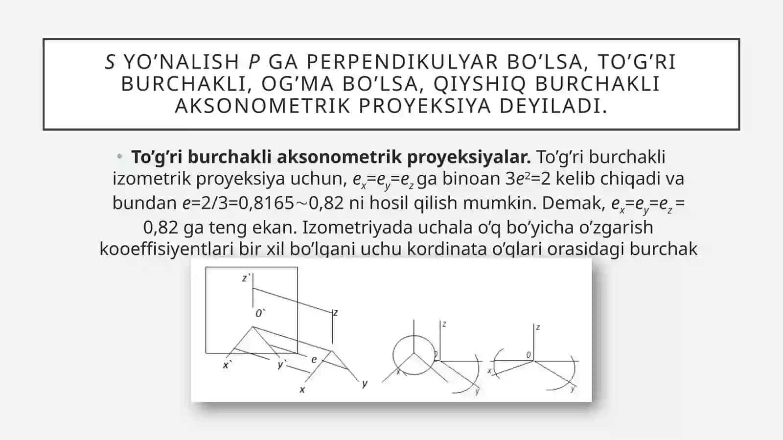 Aksonometrik proyeksiyalar 4