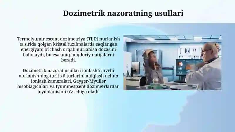 DPMlarda INMlardan foydalanilganda dozimetrik va radiometrik nazorat òtkazishning asoslari 4