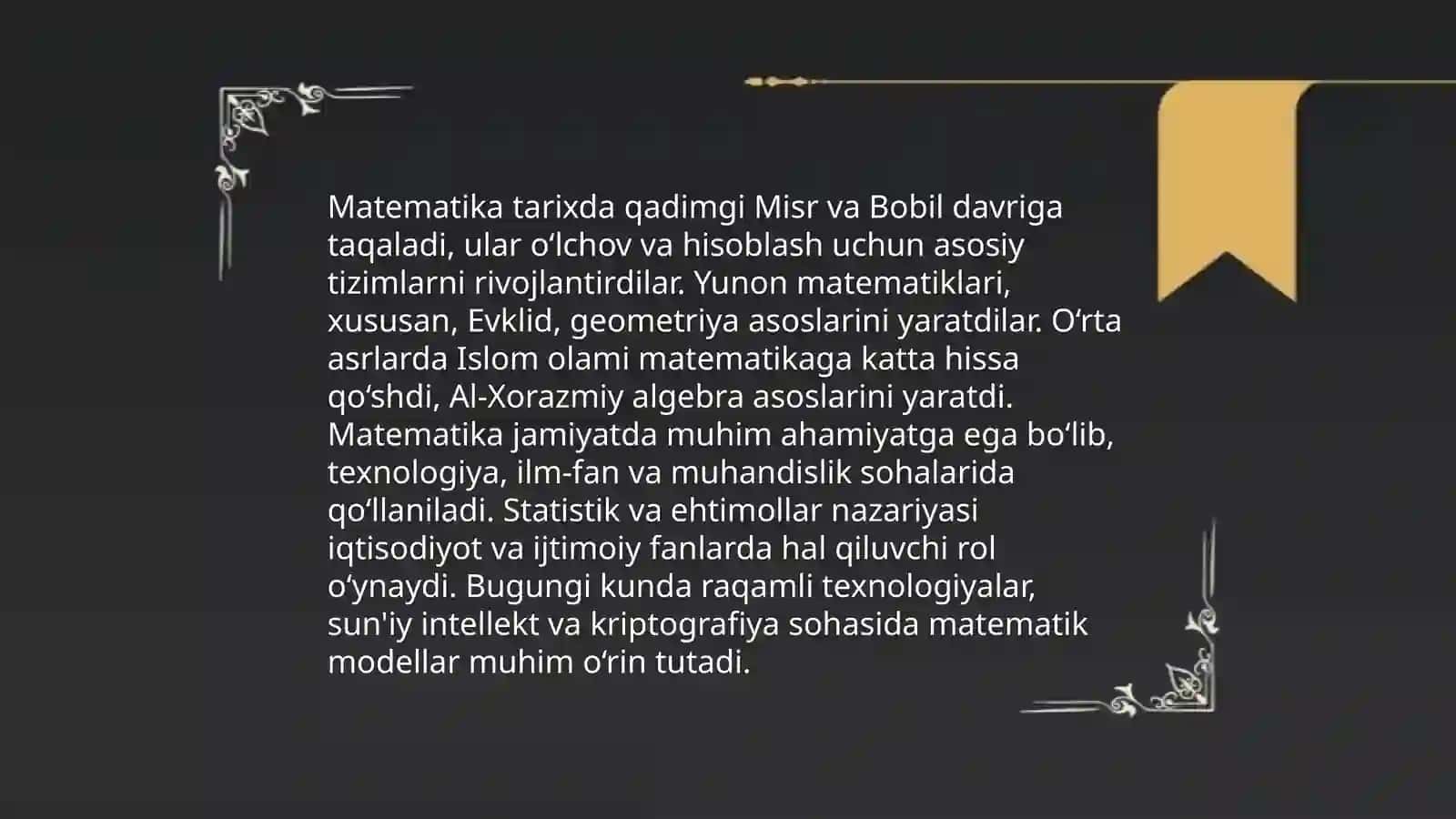 Matematikaning boshlang'ich bosqichi: maqsadlari va vazifalari 4