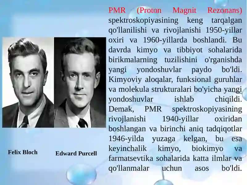 PMR SPEKTROSKOPIYA PARAMETRLARI 4