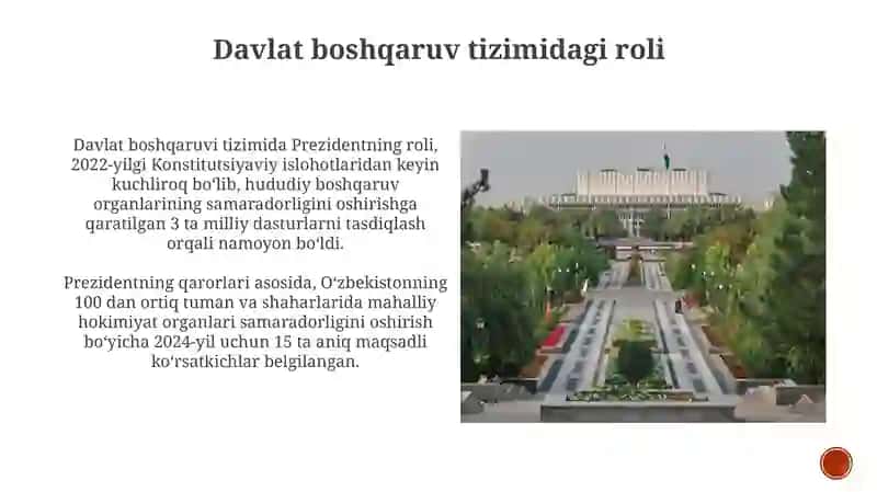 Oʻzbekiston Respublikasi Prezidenti Instituti haqida umumiy maʼlumot 4