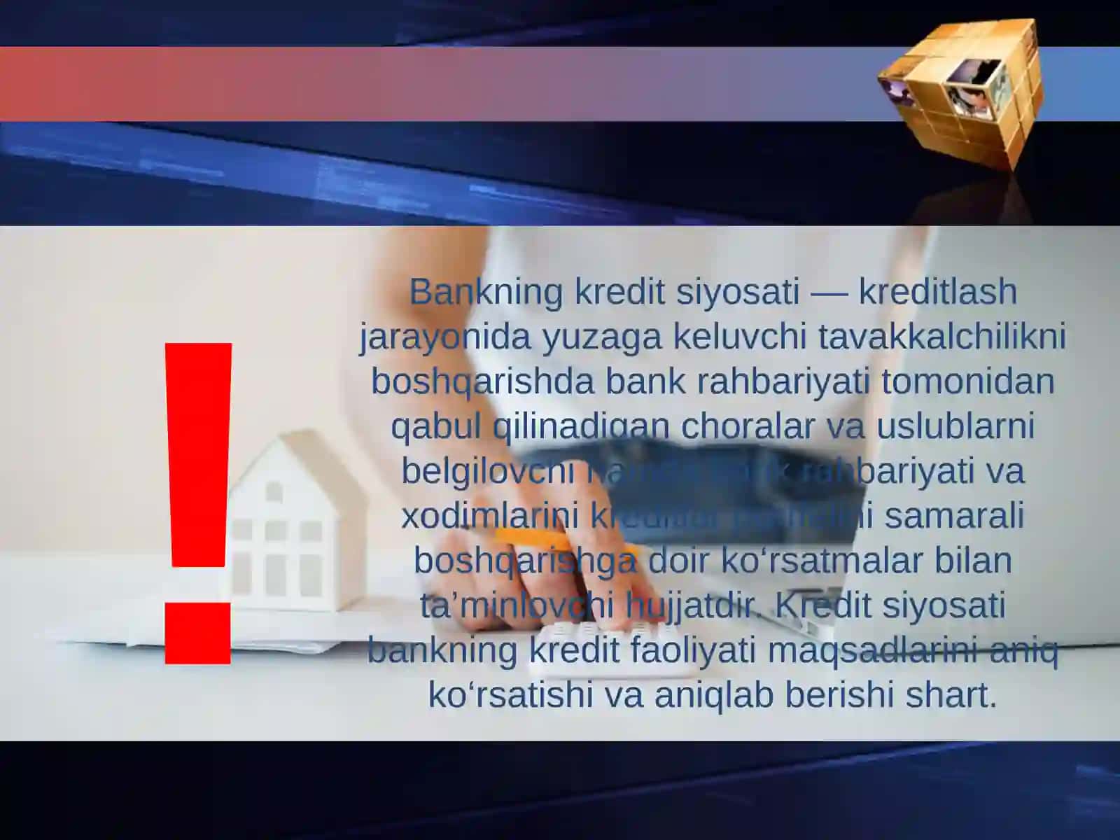 KREDITLASH JARAYONLARI VA UNING BOSQICHI 4