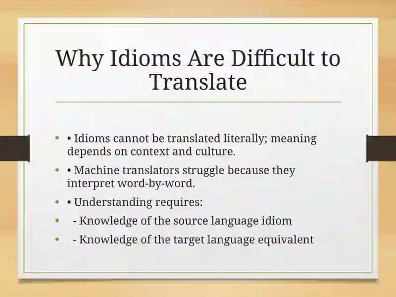 The problem of translation English Phraseological units 4