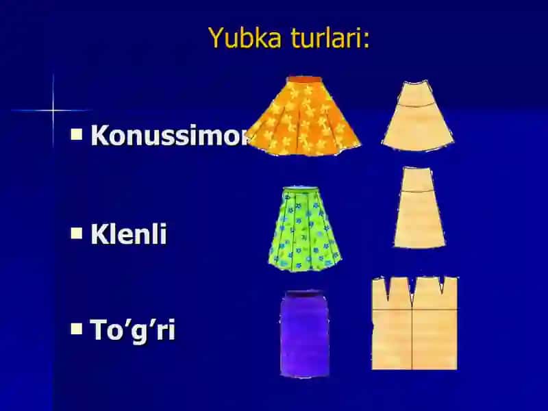 Konussimon va klenli yubkalar andazasini chizish 4