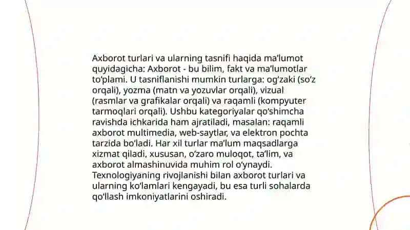 Axborot nazariyasi 4