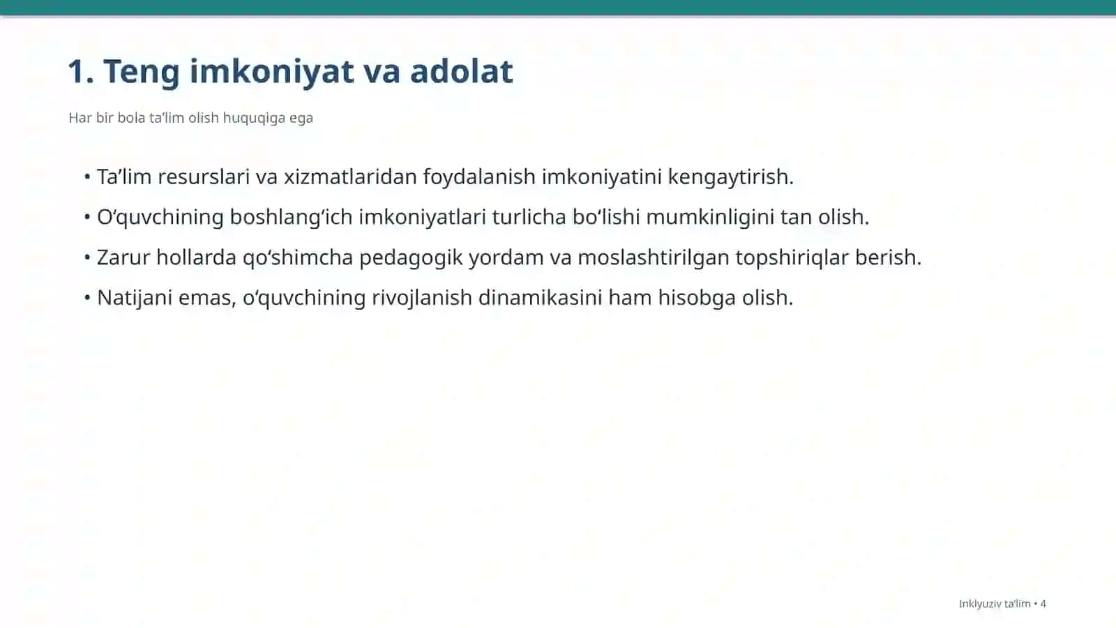 pedagogika fanidan taqdimot 4