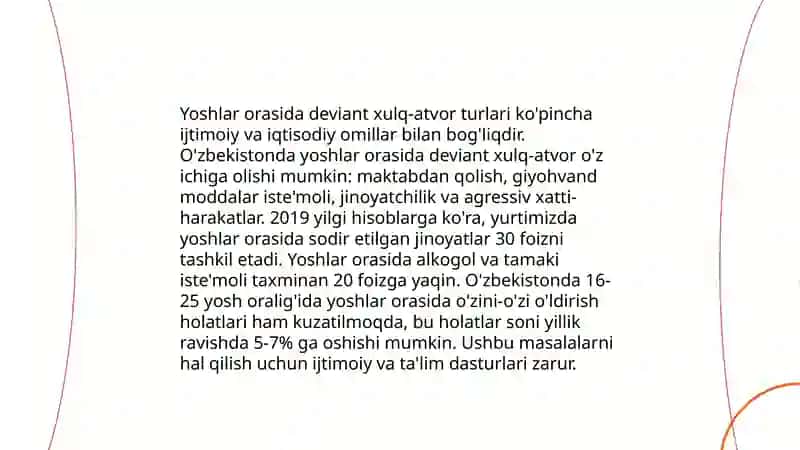 O‘quv-yoshlar o‘rtasida deviant xalq-atvor profiloftikasi 4