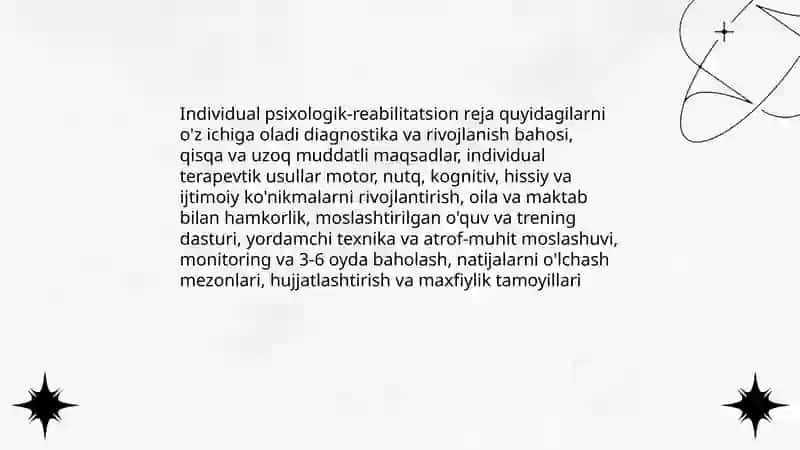 Bosh miya falaji bilan xastalangan bolalar bilan psixologik yordam 4
