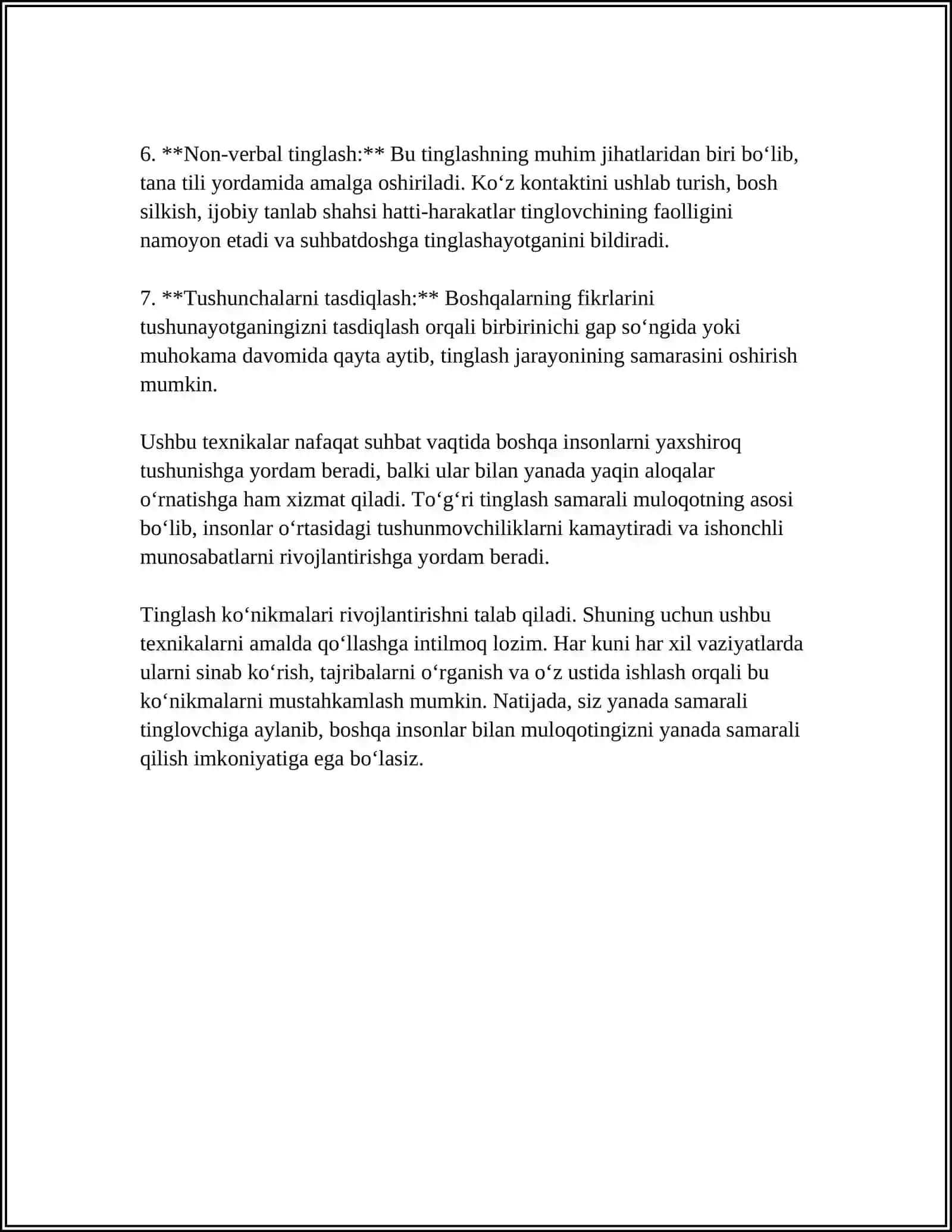 MASLAHAT BERISH JARAYONIDA KOMMUNIKATSIYON TOʻSIQLAR 4