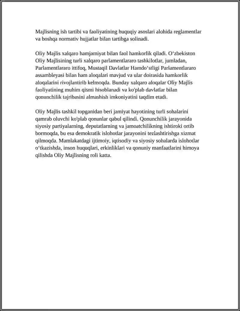 OLIY MAJLIS VA UNING RIVOJLANISH BOSQICHLARI 4