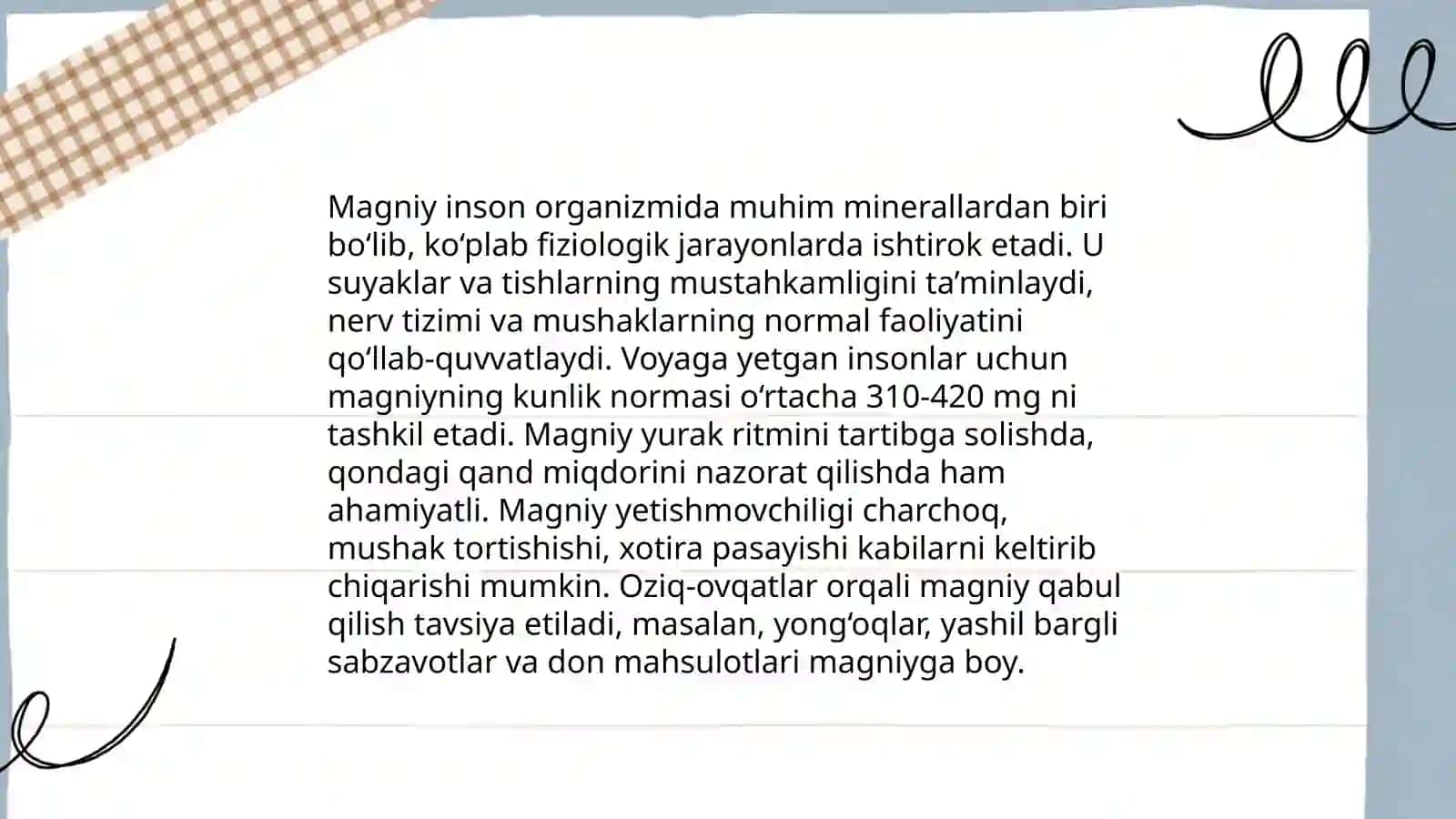 Ikkinchi guruh elementlarining ahamiyati 4