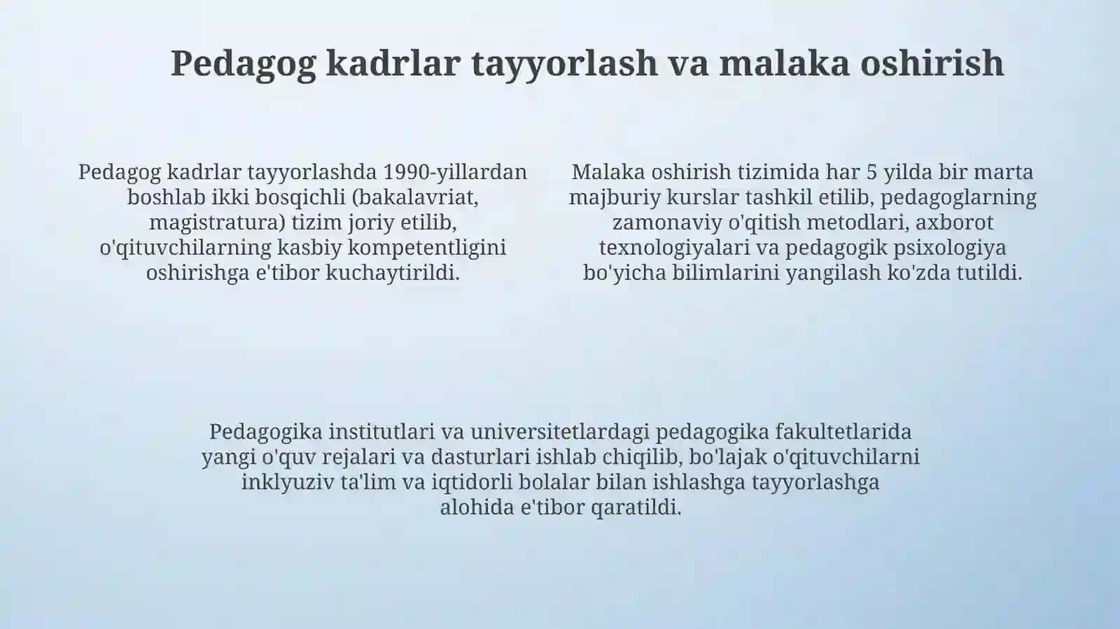 Mustqillik yillarida pedagogik fikrlar rivoji 4