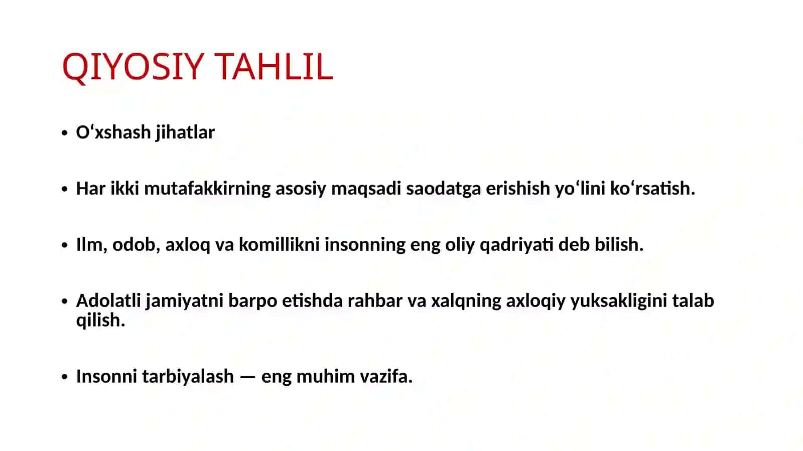 ABU NASR FOROBIY VA IMOM G‘AZZOLIY QARASHLARINING QIYOSIY TAHLILI 4
