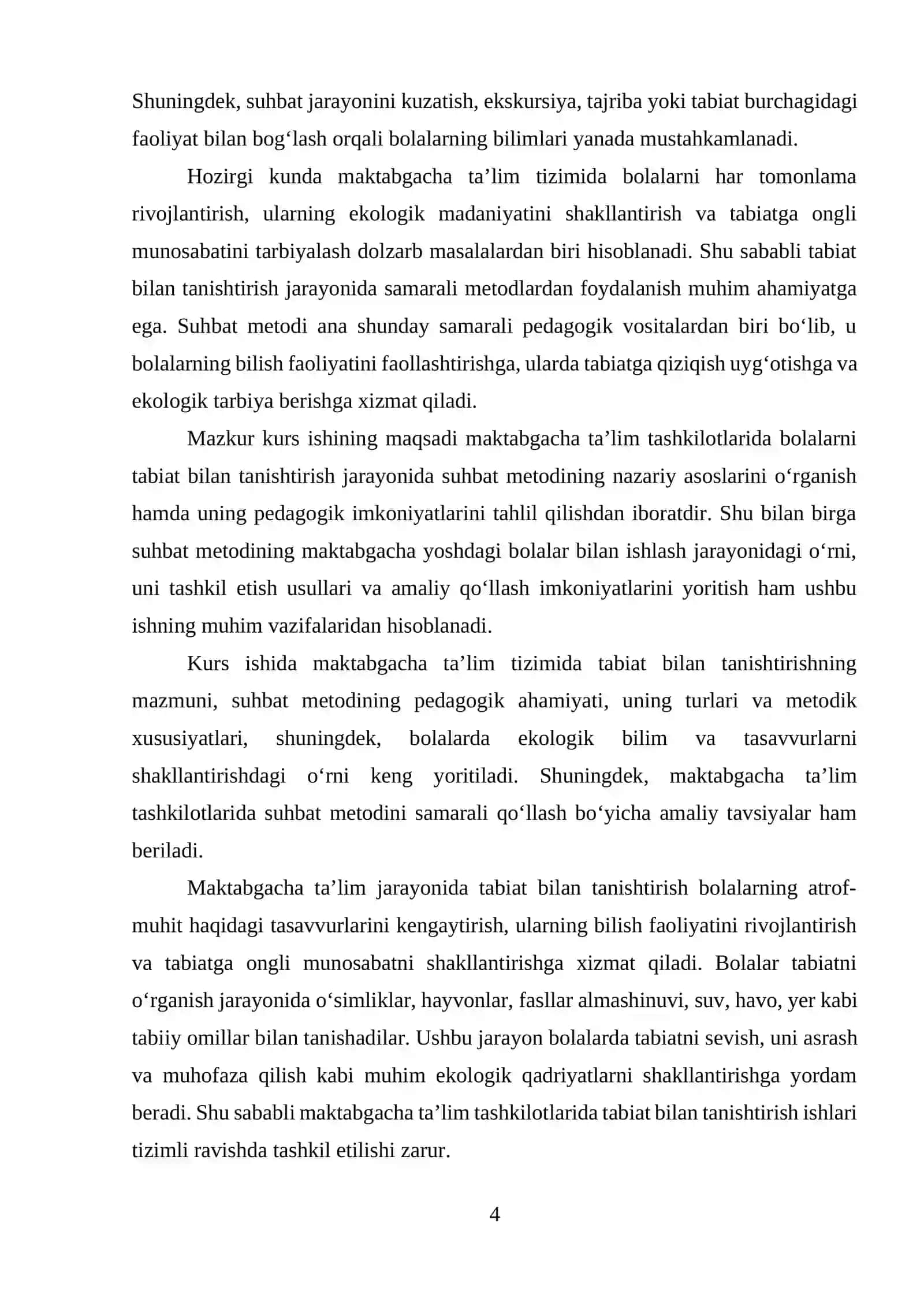 Tabiat bilan tanishtirishda og‘zaki metodlarning nazariy asoslari 4