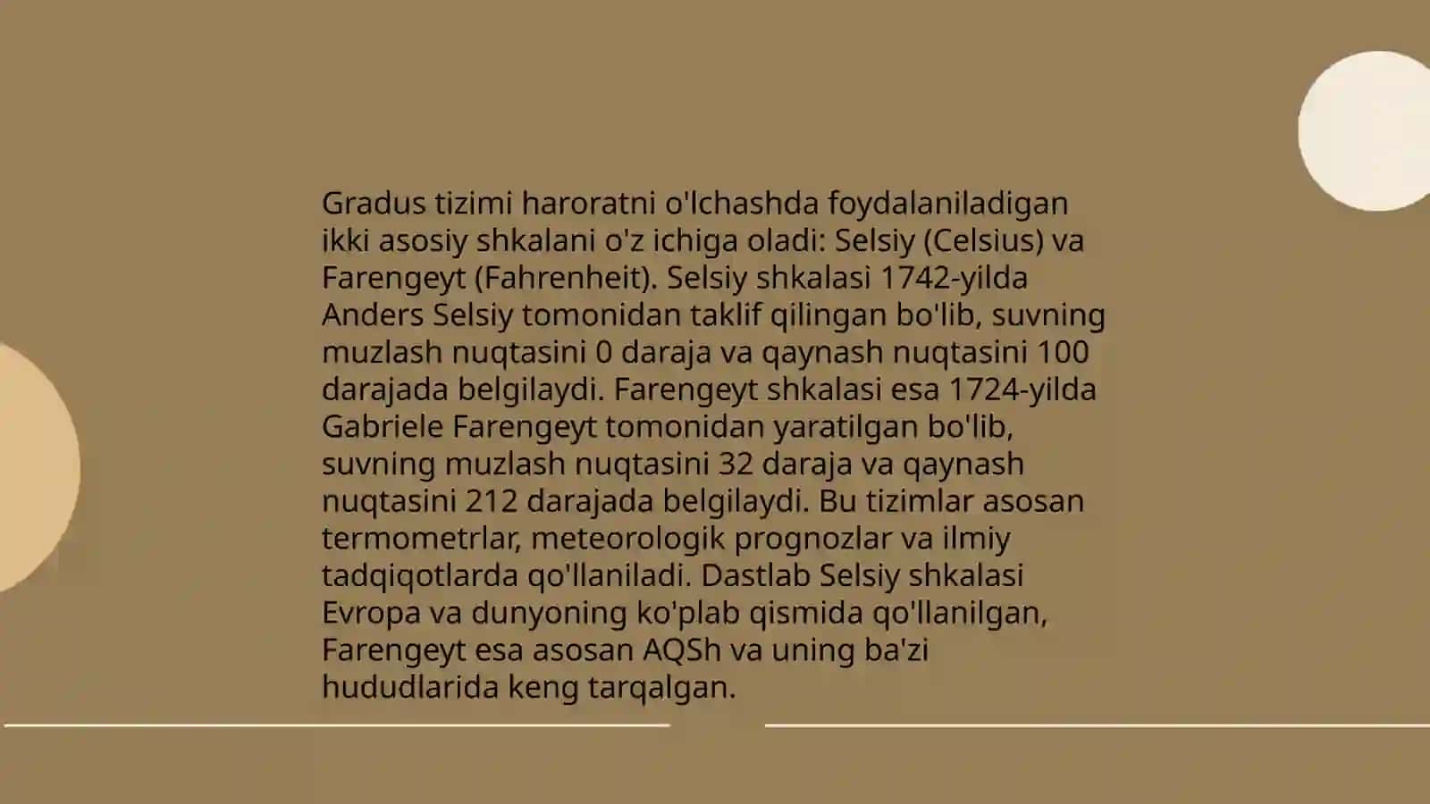 Burchak o'lchovlari va gradus tizimi 4