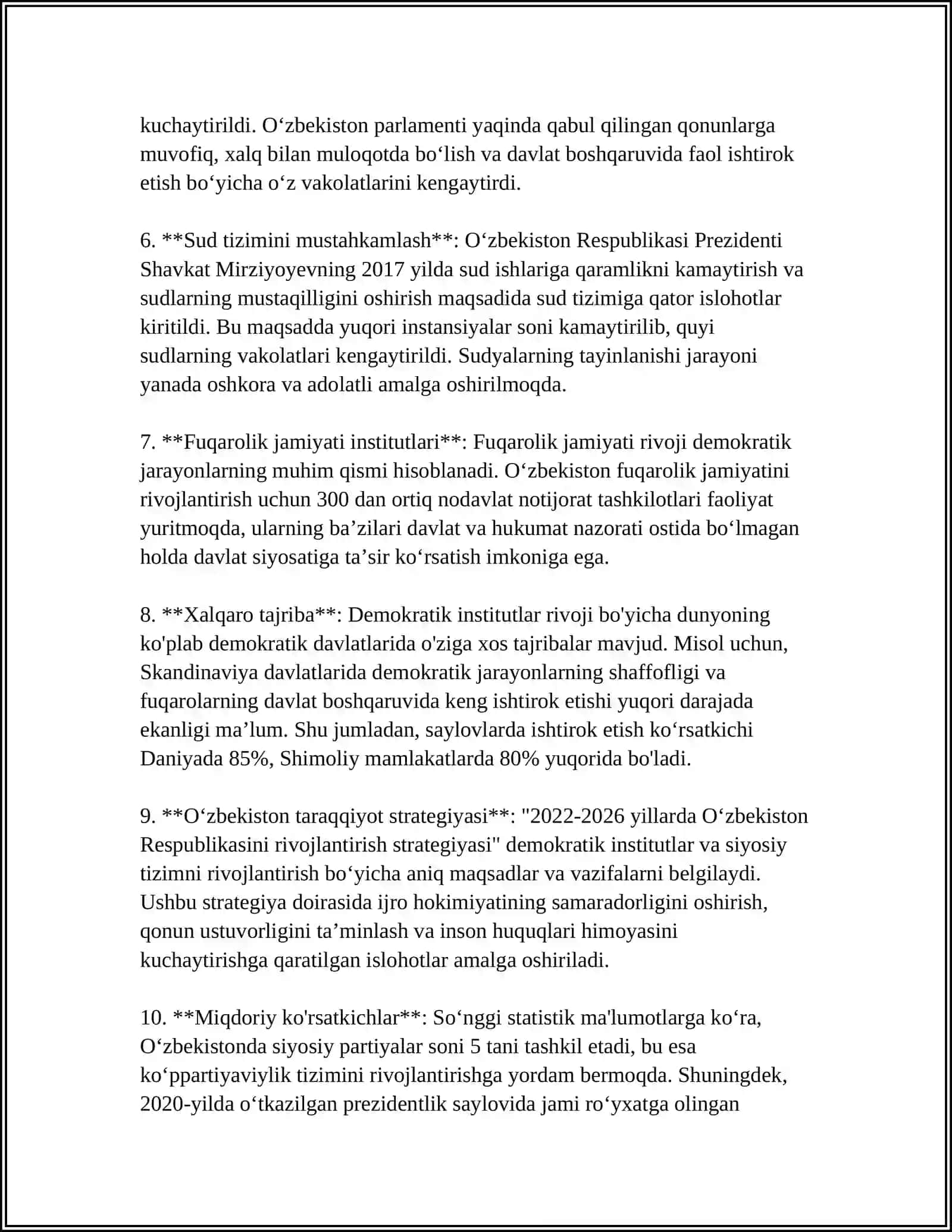 YANGI ÔZBEKISTONDA IJTIMOIY SIYOSIY ÔZGARISHLAR 4
