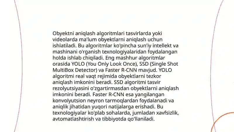OpenCV yordamida obyektlarni yanuvchi model qurish 4