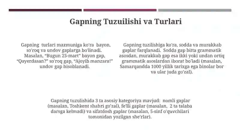 Murakkab Gaplarning Sintaktik Tuzuilishi 4