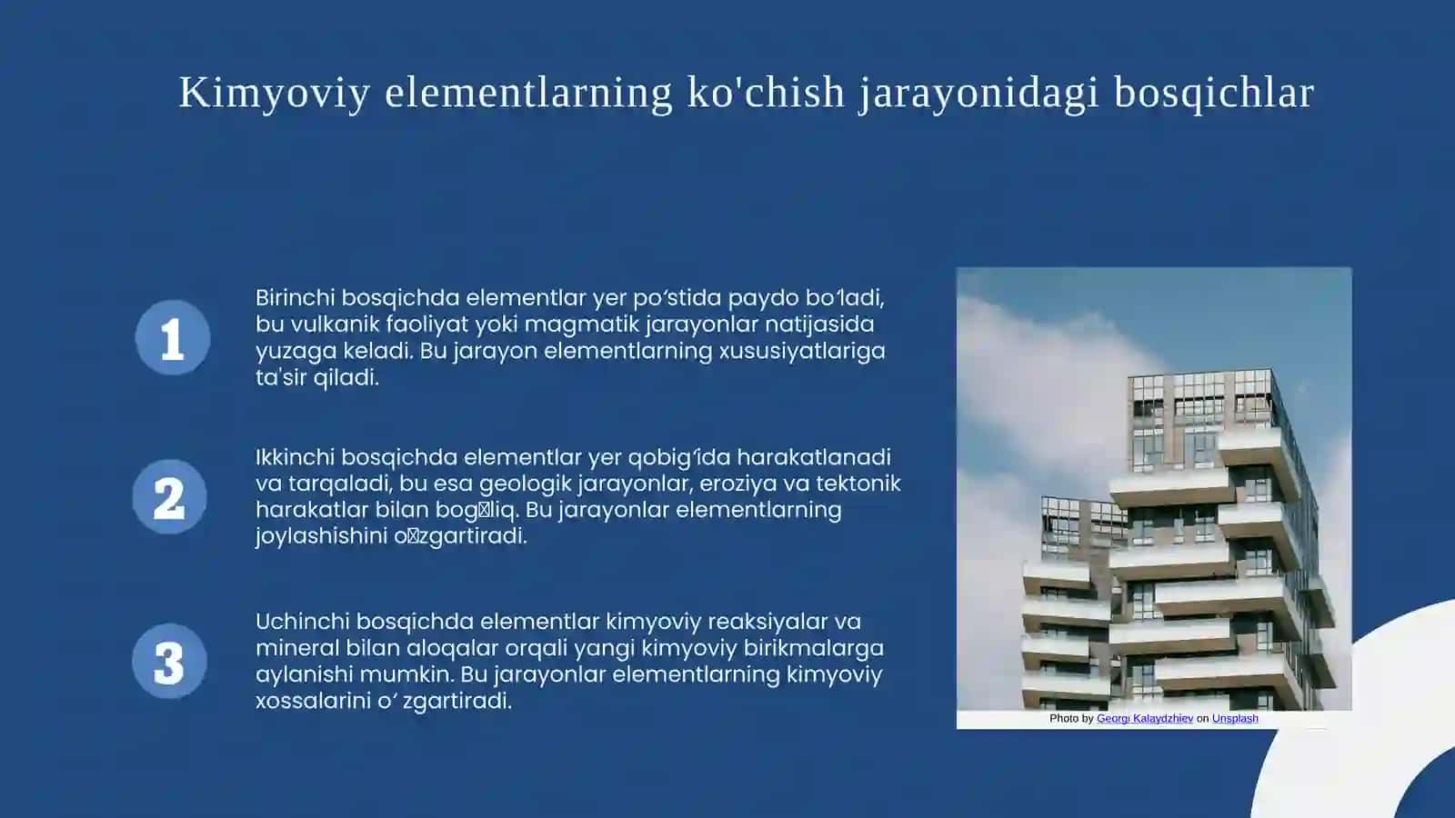 Kimyoviy elementlarining Yer poʻstidagi harakati 4