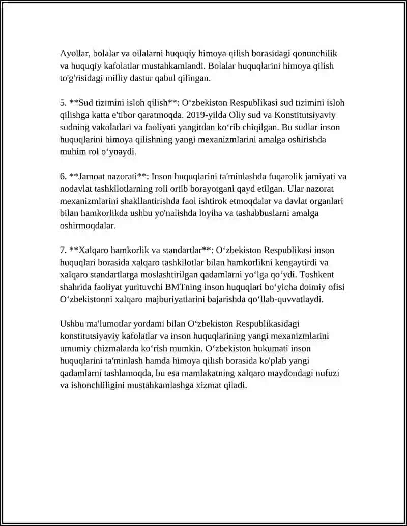 O‘zbekiston Respublikasi Konstitutsiyasi 4