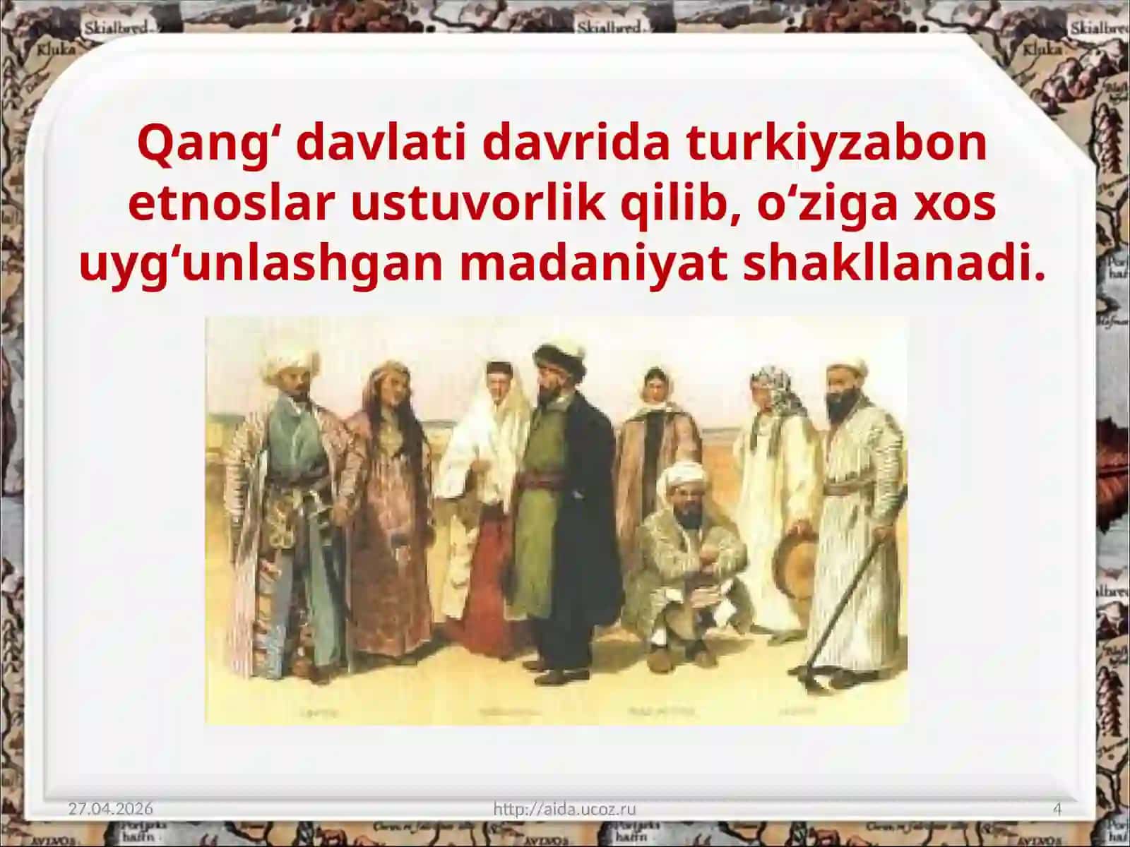 ETNOMADANIYATNING SHAKLLANISHIDA XALQ O'YINLARINING O'RNI 4