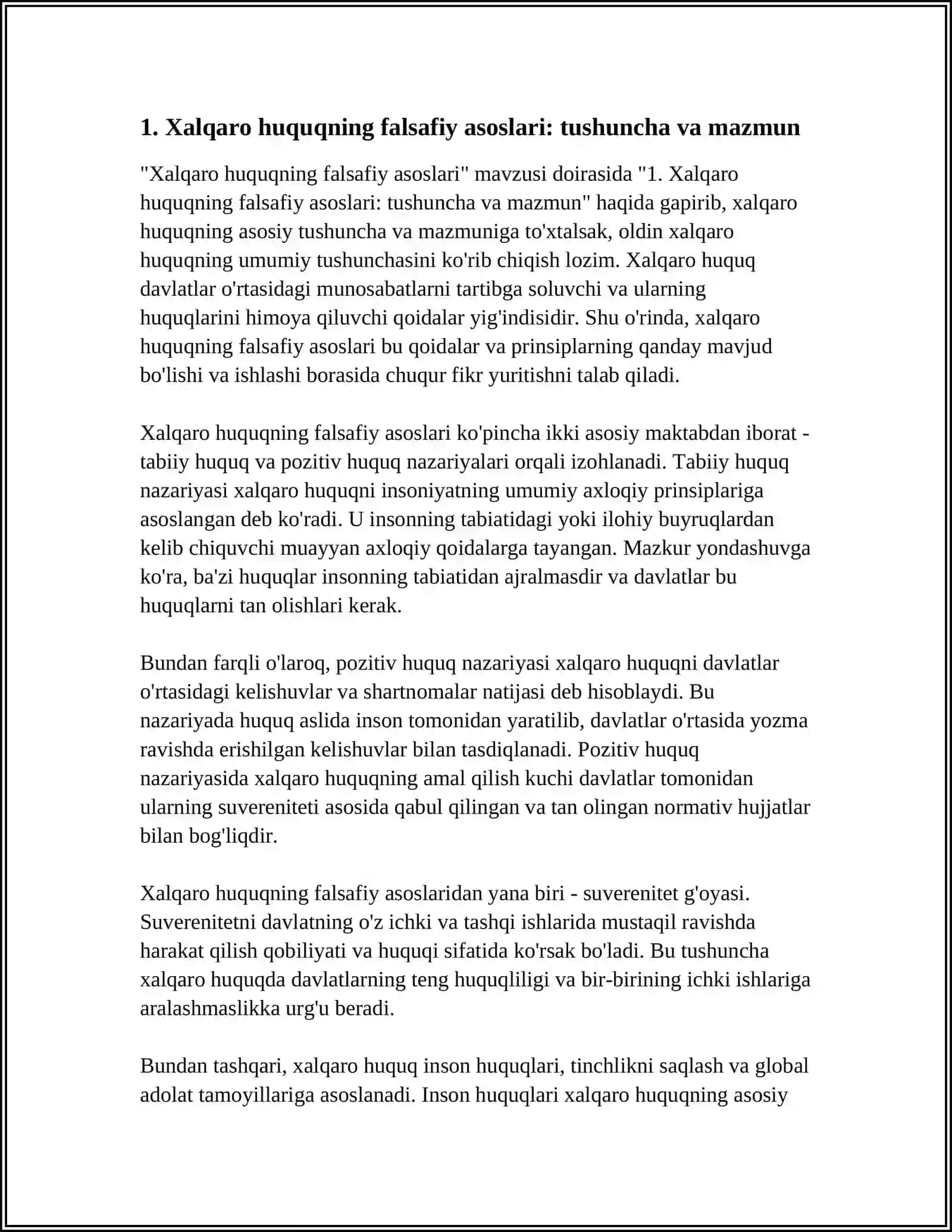 Xalqaro huquqning falsafiy asoslari 4