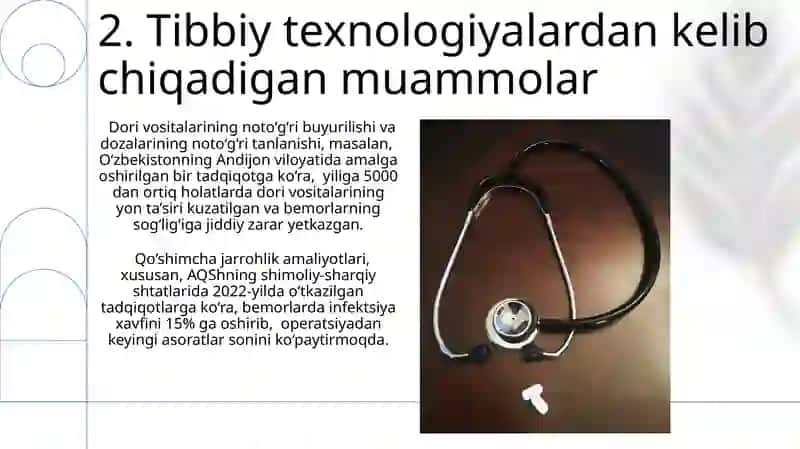 Xozirgi zamon tibbiyotida yatrogeniya muammolari 4