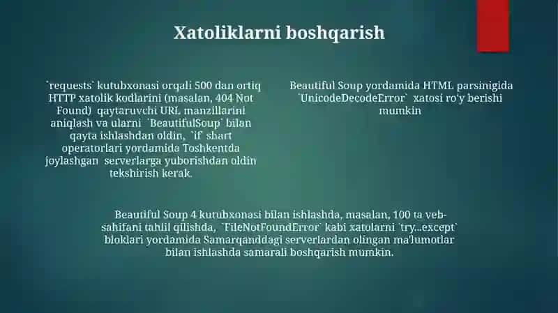Python beatifulsoup kutubxonasi 4