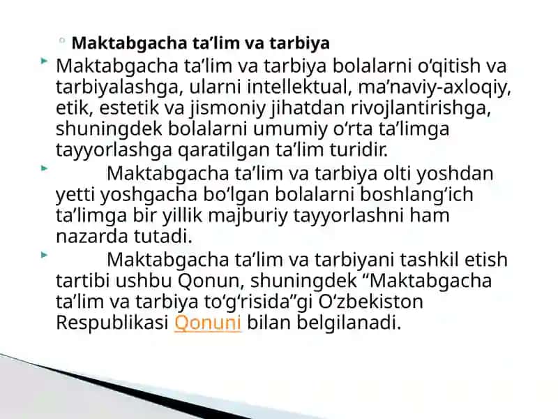 O’ZBEKISTON RESPUBLIKASIDA TA’LIM TIZIMINI RIVOJLANTIRISHNING KONSEPTUAL ASOSLARI 4